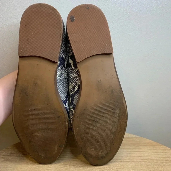 Madewell Alex Loafer Snakeskin Size 7 - Picture 7 of 7